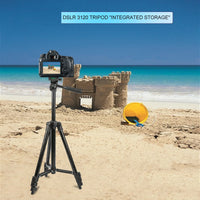 Phone Tripod,1.3M Aluminum Camera/Mobile Phone Tripod with Remote 1/4”Screw for Photography and Video Recording