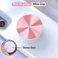 Grippopso CD Pattern Phone Holder Socket Ring Holder Griptok Universal Telephone Mobile Phone Finger Grip Holder Bracket
