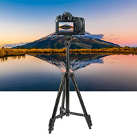 Phone Tripod,1.3M Aluminum Camera/Mobile Phone Tripod with Remote 1/4”Screw for Photography and Video Recording