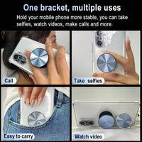 Grippopso CD Pattern Phone Holder Socket Ring Holder Griptok Universal Telephone Mobile Phone Finger Grip Holder Bracket